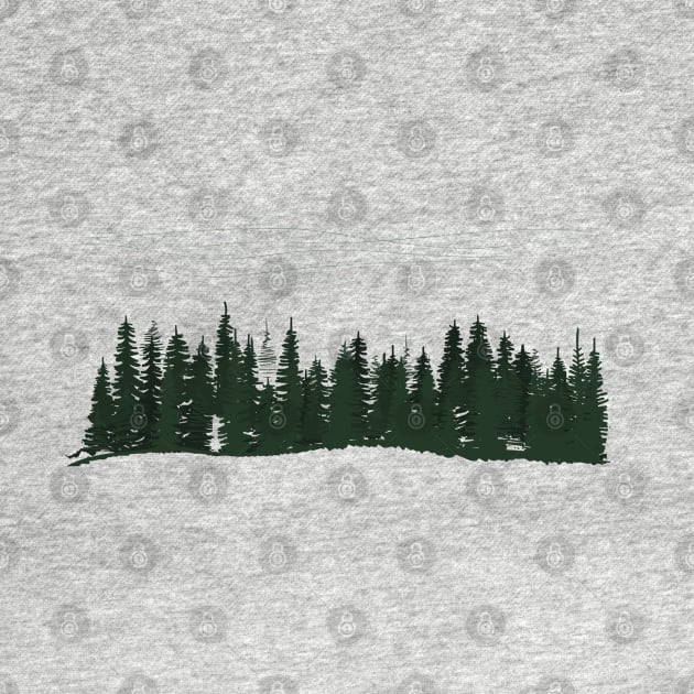 Japanese Pine Forest by HappyGiftArt